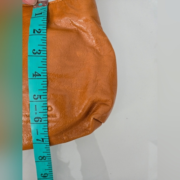 Beijo  Burnt Orange Shoulder Bag with Buckle - Picture 5 of 14